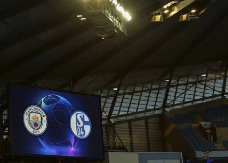 Manchester United Kingdom 12 03 2019 UEFA Europa League 2018 19 Season Round of 16 Second Leg Manchester City FC Schalke 04 A general view inside the Etihad stadium DeFodi056