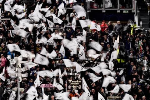 Photo LaPresse Marco Alpozzi March 12, 2019 Turin (Italy) soccer Juventus vs Atletico Madrid - Champions League Fourth Round - Stadio Allianz Stadium In the pic: supporters  Copyright: xMarcoxAlpozzi LaPresse LaPresse x