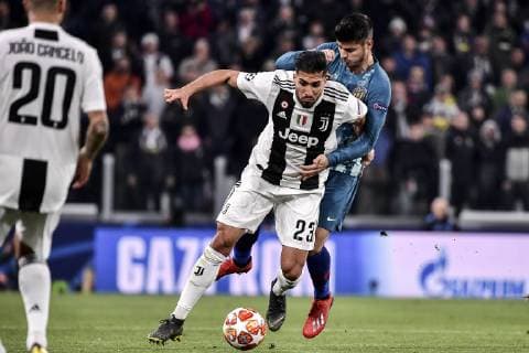 Photo LaPresse Marco Alpozzi March 12, 2019 Turin (Italy) soccer Juventus vs Atletico Madrid - Champions League Fourth Round - Stadio Allianz Stadium In the pic: Emre Can (Juventus F.C.);Alvaro Morata (Club Atletico de Madrid);  Copyright: xMarcoxAlpozzi LaPresse LaPresse x