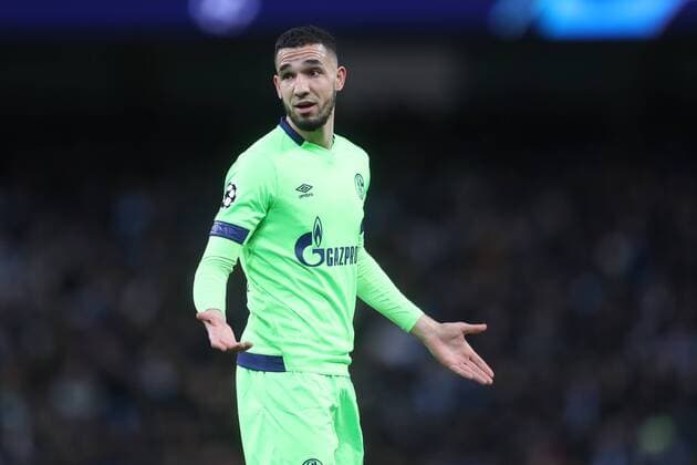 12 03 2019 Football Season 2018 2019 Champions League Round of 16 Manchester City FC Schalke 04 Nabil BENTALEB FC Schalke 04 Manchester Etihad Stadium Germany