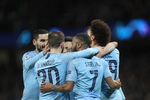 12 03 2019 Football Season 2018 2019 Champions League Round of 16 Manchester City FC Schalke 04 Manchester Etihad Stadium Germany