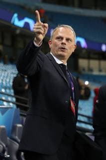 12 03 2019 Soccer Season 2018 2019 Champions League Round of 16 Manchester City FC Schalke 04 Jochen Schneider FC Schalke 04 Manchester Etihad Stadium Germany