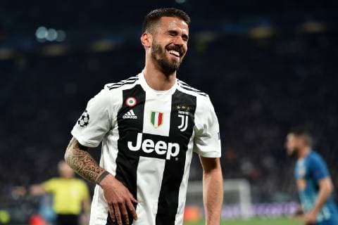 Leonardo Spinazzola of Juventus reacts during the Uefa Champions League 2018 2019 round of 16 second leg football match between Juventus and Atletico Madrid at Juventus stadium, Turin, March, 12, 2019 Foto Andrea Staccioli Insidefoto andreaxstaccioli
