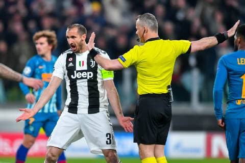 2019.03.12 Turyn Pilka nozna UEFA Liga Mistrzow sezon 2018 2019 FC Juventus Turyn - Atletico Madryt N z Giorgio Chiellini zlosc nieuznany gol Foto Pawel Andrachiewicz PressFocus 2019.03.12 Turyn Football UEFA Champions League season 2018 2019 FC Juventus Torino - Atletico Madrid Giorgio Chiellini zlosc nieuznany gol Credit: Pawel Andrachiewicz PressFocus NEWSPIX.PL --- Newspix.pl  20190312_PF_PA026