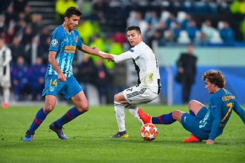2019.03.12 Turyn Pilka nozna UEFA Liga Mistrzow sezon 2018 2019 FC Juventus Turyn - Atletico Madryt N z Cristiano Ronaldo Rodri Antoine Griezmann Foto Pawel Andrachiewicz PressFocus 2019.03.12 Turyn Football UEFA Champions League season 2018 2019 FC Juventus Torino - Atletico Madrid Cristiano Ronaldo Rodri Antoine Griezmann Credit: Pawel Andrachiewicz PressFocus NEWSPIX.PL --- Newspix.pl  20190312_PF_PA036