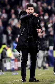 Photo LaPresse Marco Alpozzi March 12, 2019 Turin (Italy) soccer Juventus vs Atletico Madrid - Champions League Fourth Round - Stadio Allianz Stadium In the pic: Diego Simeone (Club Atletico de Madrid);  Copyright: xMarcoxAlpozzi LaPresse LaPresse x