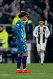 Turin Italy 12 03 2019 UEFA Champions League 2018 19 Season Round of 16 Second Leg Juventus Club de Atletico Madrid Antoine Griezmann ATL disappoints DeFodi541