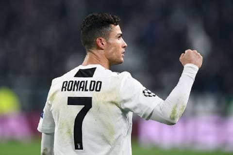 Mg Torino 12 03 2019 - Champions League Juventus-Atletico Madrid foto Matteo Gribaudi Image nella foto: esultanza gol Cristiano Ronaldo 