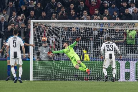 Cristiano Ronaldo dos Santos Aveiro (Juventus) he scored the second goal for his team during the Uefa Champions League Round of 16 - 2nd Leg match between Juventus 3-0 Atletico de Madrid at Allianz Stadium on March 12, 2019 in Torino , Italy. Noxthirdxpartyxsales  (99023173)