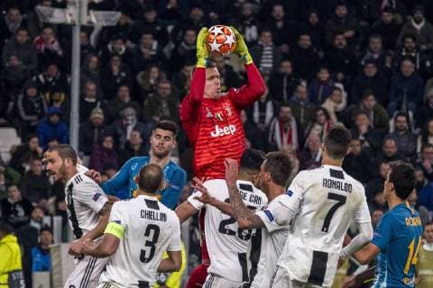 Wojciech Szczesny (Juventus) during the Uefa Champions League Round of 16 - 2nd Leg match between Juventus 3-0 Atletico de Madrid at Allianz Stadium on March 12, 2019 in Torino , Italy. Noxthirdxpartyxsales  (99023187)