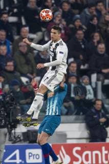 Cristiano Ronaldo dos Santos Aveiro (Juventus) during the Uefa Champions League Round of 16 - 2nd Leg match between Juventus 3-0 Atletico de Madrid at Allianz Stadium on March 12, 2019 in Torino , Italy. Noxthirdxpartyxsales  (99023196)