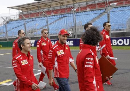 Motorsports: FIA Formula One World Championship WM Weltmeisterschaft 2019, Grand Prix of Australia, 5 Sebastian Vettel (GER, Scuderia Ferrari Mission Winnow), Melbourne Australia