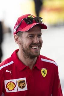 13th March 2019, Federation Square& x200b;, Melbourne, Australia; Formula 1 Season Launch in Melbourne; The number 5 Scuderia Ferrari driver Sebastian Vettel at the season launch  ActionPlus12114235 StephenxBlackberry