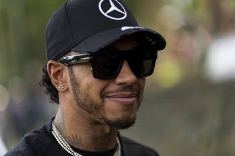 13th March 2019, Federation Square& x200b;, Melbourne, Australia; Formula 1 Season Launch in Melbourne; The number 44 Mercedes AMG Petronas driver Lewis Hamilton at the season launch  ActionPlus12114237 StephenxBlackberry