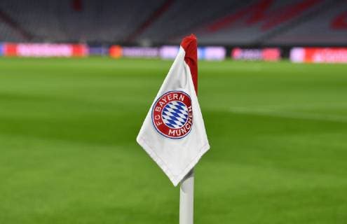 Football Men Season 2018 2019 Champions League Round of sixteen Second leg FC Bayern Munich FC Liverpool Corner flag with FC Bayern logo 13 03 2019 Copyright: xMatthiasxKochx