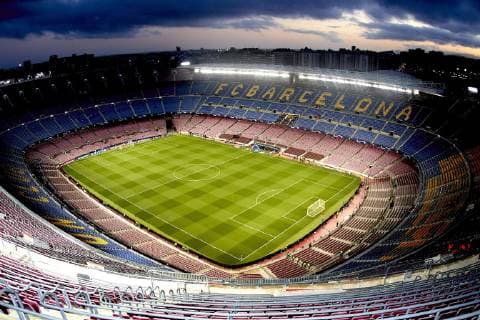 Sport Bilder des Tages BARCELONA, 13-03-2019. UEFA Champions League 2018 2019, 1 8. Barcelona-Ol. Lyon. Barcelona Stadium during the game Barcelona- Ol. Lyon Barcelona-Ol. Lyon  x2955047x