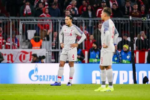 v li Virgil van Dijk FC Liverpool and Roberto Firmino FC Liverpool unhappy GER Football UEFA Champions League FC Bayern Munich FC Liverpool 13 03 2019 Munich Copyright: xTomxWellerx xEibner-Pressefotox EP_eer