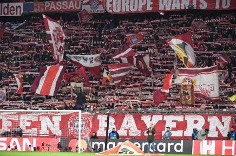 Soccer Men Season 2018 2019 Champions League Round of sixteen Second leg FC Bayern Munich FC Liverpool Fans of FC Bayern 13 03 2019 Copyright: xMatthiasxKochx