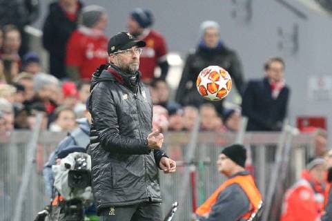 Chief Coach Juergen Klopp Liverpool FC with the match ball in hand FC Bayern Munich vs. Liverpool FC Champions League Round of 16 13 03 2019 Munich Bayern Germany Copyright: xkolbert-press ChristianxKolbertx