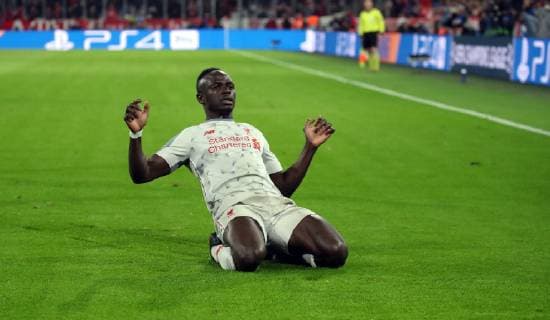 FC Bayern Munich FC Liverpool Germany Munich 13 03 2019 Football Champions League Season 2018 2019 Round of sixteen return FC Bayern Munich FC Liverpool Sadio Mane FC Liverpool Jubel Tor 0 1 Mane