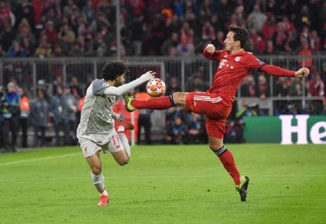 Soccer Men Season 2018 2019 Champions League Round of 16 Return FC Bayern Munich FC Liverpool v l Mohamed Salah FC Liverpool Mats Hummels Bayern Munich 13 03 2019 Copyright: xMatthiasxKochx