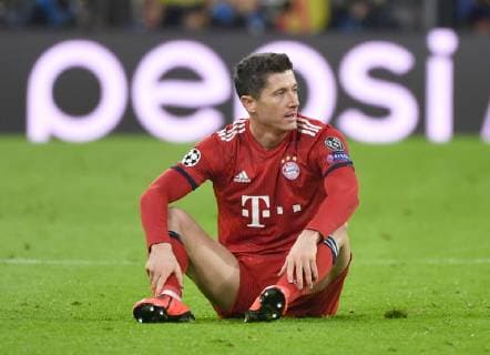 Soccer Men Season 2018 2019 Champions League Round of sixteen Second leg FC Bayern Munich FC Liverpool Robert Lewandowski Bayern Munich 13 03 2019 Copyright: xMatthiasxKochx