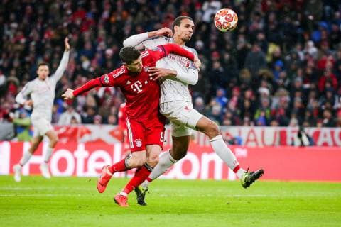 v left in the duel ÊRobert Lewandowski FC Bayern Muenchen and Joel Matip FC Liverpool GER Football UEFA Champions League FC Bayern Muenchen FC Liverpool 13 03 2019 Muenchen Copyright: xTomxWellerx xEibner-Pressefotox EP_eer