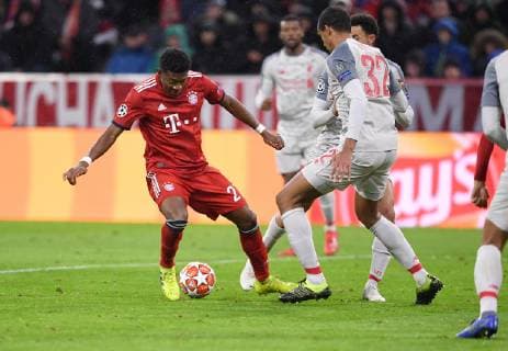 FOOTBALL CHAMPIONS LEAGUE SAISON 2018 2019 ACHTELFINAL RUECKSPIEL FC Bayern Muenchen FC Liverpool 13 03 2019 David Alaba li FC Bayern Muenchen vs Joel Matip re FC Liverpool