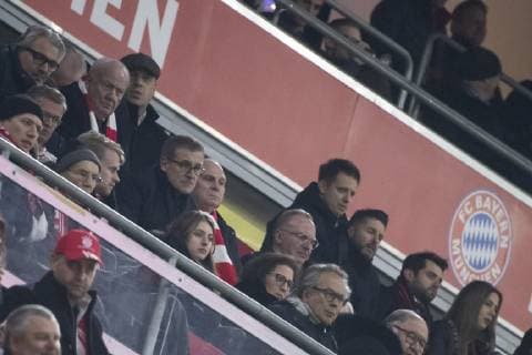 13 03 2019 xkvx Football UEFA Champions League FC Bayern München FC Liverpool emspor v l President Uli Hoeness FC Bayern Muenchen Karl Heinz Rummenigge FC Bayern Muenchen disappointed disappointed looking dissapointed after the goal to 1 3 by Sadio Mane FC Liverpool DFL DFB REGULATIONS PROHIBIT ANY USE OF PHOTOGRAPHS as IMAGE SEQUENCES and or QUASI VIDEO Muenchen dissapointed