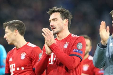 disappointment at Mats Hummels 5 FC Bayern Muenchen after end of game FC Bayern Muenchen vs. Liverpool FC Soccer Champions League Round of 16 13 03 2019 Munich Bayern Germany Copyright: xkolbert-press ChristianxKolbertx
