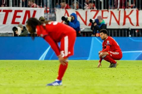 Germany Munich 13 03 2019 UEFA Champions League 2018 19 Season Round of 16 Second leg FC Bayern Munich Liverpool FC Renato Sanches FCB Serge Gnabry FCB disappoints DeFodi048