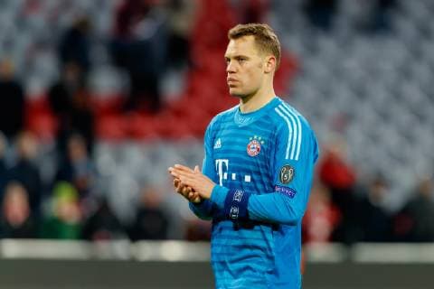Germany Munich 13 03 2019 UEFA Champions League 2018 19 Season Round of 16 Second leg FC Bayern Munich Liverpool FC goalkeeper Manuel Neuer FCB disappoints DeFodi048