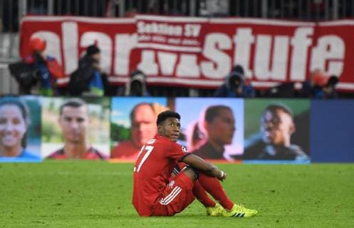 Soccer Men Season 2018 2019 Champions League Round of 16 Return FC Bayern Munich FC Liverpool David Alaba Bayern Munich Disappointment after final whistle Alarm level 13 03 2019 Copyright: xMatthiasxKochx