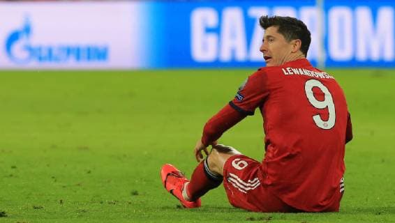 13 03 2019 CL Champions League Round of 16 Return FC Bayern Muenchen vs FC Liverpool Allianz Arena Muenchen Soccer Sport in picture Robert Lewandowski FCB DFL REGULATIONS PROHIBIT ANY USE OF PHOTOGRAPHS AS IMAGE SEQUENCES AND OR QUASI VIDEO