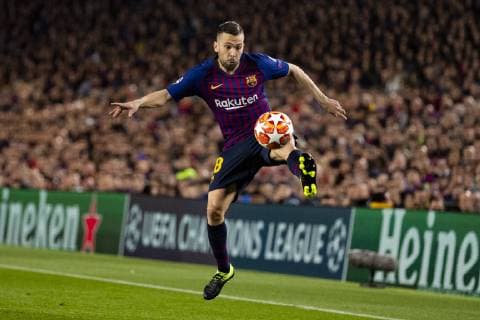 13 03 2019 xslx Football Champions League FC Barcelona Olympique Lyon emspor v l Jordi Alba FC Barcelona DFL DFB REGULATIONS PROHIBIT ANY USE OF PHOTOGRAPHS as IMAGE SEQUENCES and or QUASI VIDEO Barcelona