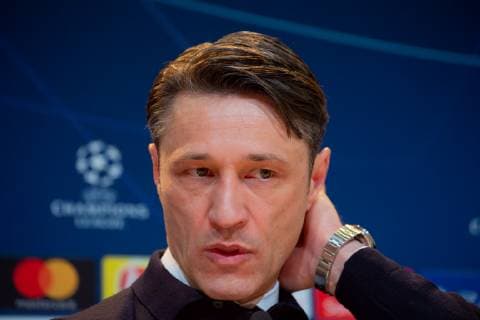 disappointment ¦ Bayern coach Niko KOVAC soccer FC Bayern Munich M FC Liverpool LIV UEFA Championsleague season 2018 2019 last sixteen return match 13 03 2019 in Munich A L L I A N Z A R E N A Germany Â