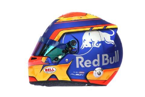 Photo4 LaPresse 14 03 2019 Melbourne, Australia Grand Prix Formula One Australia 2019 In the pic: The helmet of Alexander Albon (THA) Scuderia Toro Rosso STR14  Copyright: xPhoto4 LaPressex