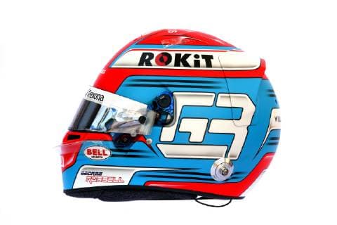Photo4 LaPresse 14 03 2019 Melbourne, Australia Grand Prix Formula One Australia 2019 In the pic: The helmet of George Russell (GBR) Williams Racing FW42  Copyright: xPhoto4 LaPressex