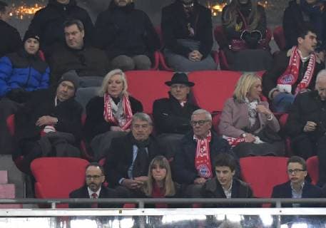 13 03 2019 Football UEFA Champions League Season 2018 2019 Round of 16 Return FC Bayern Muenchen FC Liverpool 1 3 Franz Beckenbauer middle 3 v left below left Wolfgang Niersbach Team2
