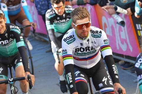 Sport Bilder des Tages Photo Gian Mattia D Alberto LaPresse March 14, 2018 Camaiore (Italy) Cycling Tirreno-Adriatico 2019 - edition 54 - Camaiore to Pomarance (121 miglia) In the pic:& xa0;Peter Sagan  Copyright: xGianxMattiaxD Albertox xLaPressex