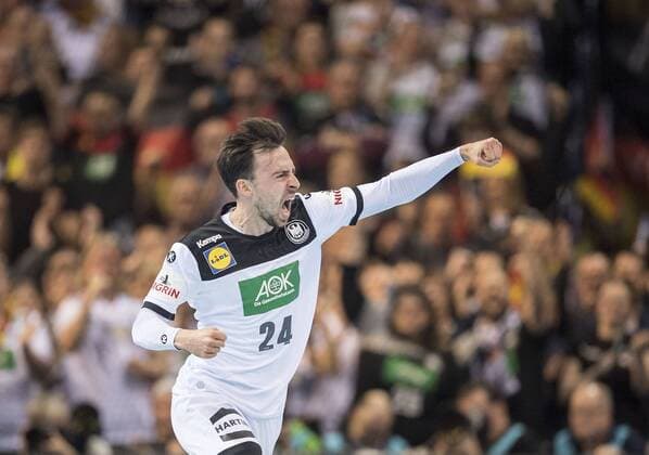 Jubel Patrick GROETZKI GER Semifinal Germany GER Norway NOR 25 31 on 25 01 2019 in Hamburg Germany Handball World Championship 2019 from 10 01 27 01 2019 in Germany Denmark