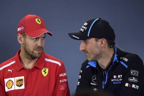 VETTEL Sebastian F1 Team Scuderia Ferrari with KUBICA Robert F1 GP Australia 2019 Press Conference on 14 03 2019 in Melbourne