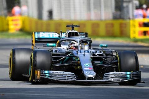 March 15, 2019 - Melbourne, Victoria, Australia - Lewis Hamilton (44) of Great Britain drives the Mercedes-AMG Petronas Motorsport W10 during practice for the Australian Formula 1 Grand Prix at Albert Park on March 15, 2019 in Melbourne, Australia Australian Formula 1 Grand Prix - Practice  - ZUMAn230 20190315_zaa_n230_005 Copyright: xMorganxHancockx