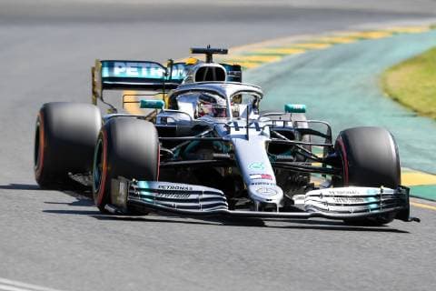 March 15, 2019 - Melbourne, Victoria, Australia - Lewis Hamilton (44) of Great Britain drives the Mercedes-AMG Petronas Motorsport W10 during practice for the Australian Formula 1 Grand Prix at Albert Park on March 15, 2019 in Melbourne, Australia Australian Formula 1 Grand Prix - Practice  - ZUMAn230 20190315_zaa_n230_047 Copyright: xMorganxHancockx