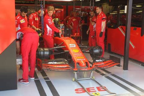 Photo4 LaPresse 15 03 2019 Melbourne, Australia Grand Prix Formula One Australia 2019 In the pic: Sebastian Vettel (GER) Scuderia Ferrari SF90  Copyright: xPhoto4 LaPressex