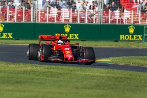 15th March 2019, Melbourne Grand Prix Circuit, Melbourne, Australia; Melbourne Formula One Grand Prix, Friday free practice; The number 5 Scuderia Ferrari driver Sebastian Vettel during free practice 2  ActionPlus12114781 StephenxBlackberry