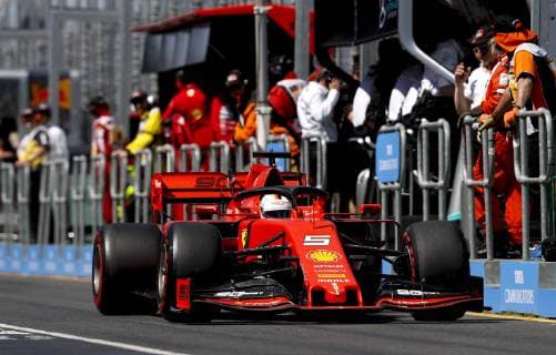 Motorsports: FIA Formula One World Championship WM Weltmeisterschaft 2019, Grand Prix of Australia, 5 Sebastian Vettel (GER, Scuderia Ferrari Mission Winnow), Melbourne Australia