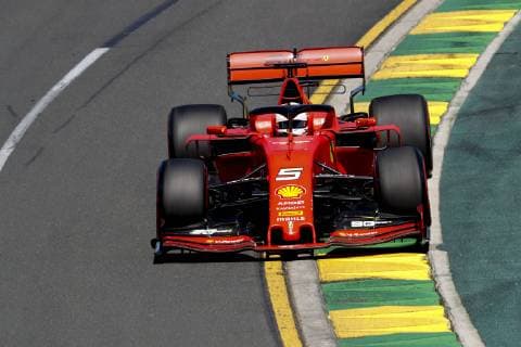 Motorsports: FIA Formula One World Championship WM Weltmeisterschaft 2019, Grand Prix of Australia, 5 Sebastian Vettel (GER, Scuderia Ferrari Mission Winnow), Melbourne Australia