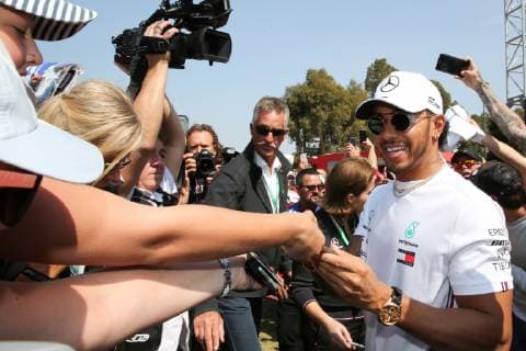 March 16, 2019 - LEWIS HAMILTON arriving on Qualifying Saturday at the 2019 Formula 1 Australian Grand Prix on March 16, 2019 In Melbourne, Australia Driver arrivals on Qualifying Saturday at the 2019 Formula 1 Australian Grand Prix - ZUMAa155 20190316_zaa_a155_060 Copyright: xChristopherxKhouryx