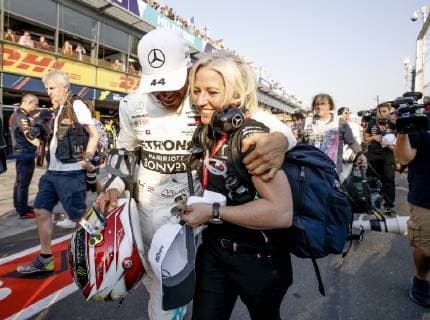 Motorsports: FIA Formula One World Championship WM Weltmeisterschaft 2019, Grand Prix of Australia, 44 Lewis Hamilton (GBR, Mercedes AMG Petronas Motorsport), Angela Cullen Melbourne Australia